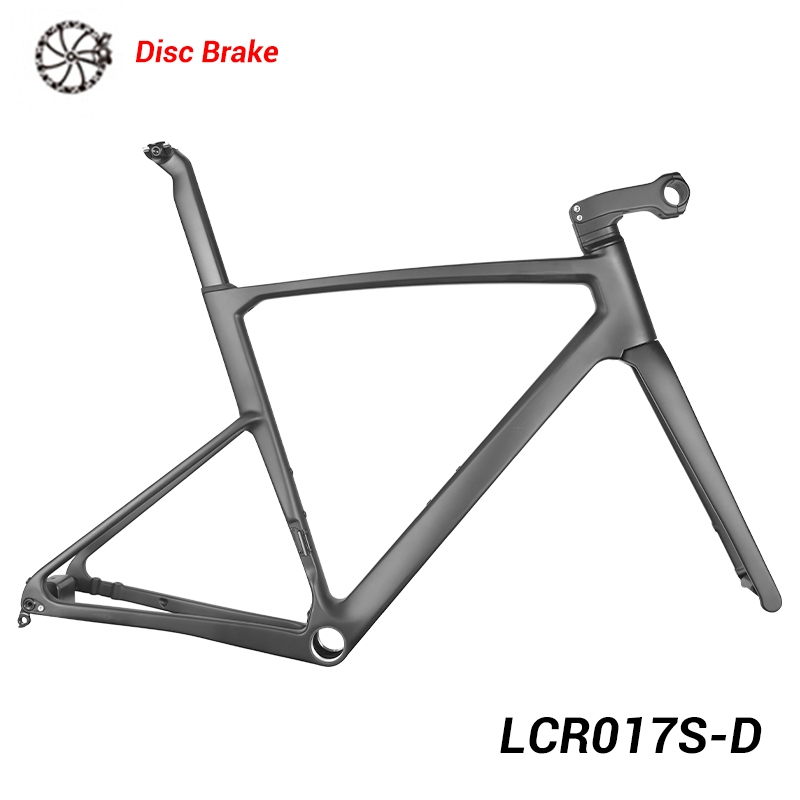 LightCarbon Super Light Disc Brake Road Carbon Bike Frameset With Stem - LCR017S-D