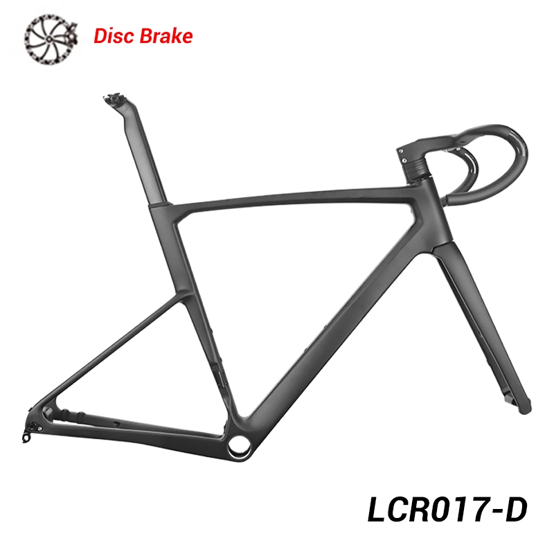 LightCarbon Super Light Disc Brake Road Carbon Frameset With Integrated Handlebar - LCR017-D