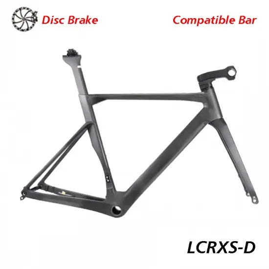 Lightcarbon New Road Disc Brake Frame With Integrated Carbon Stem - LCRXS-D