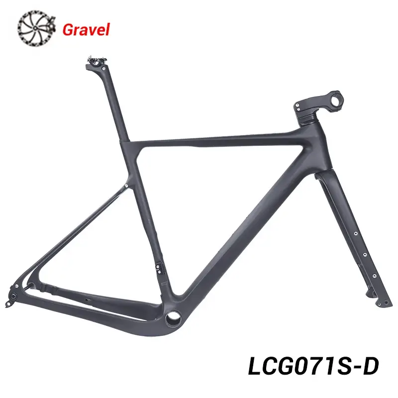 New Carbon Gravel Frameset With Integrated Stem System - LCG071S-D