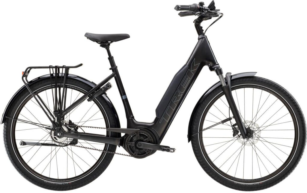 Trek District+ 4 Coaster Belt Lowstep – 800Wh 2026 electric bike image 01