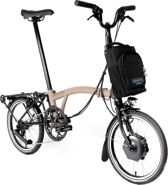 Brompton Electric C Line Explore with Roller Frame – 12 Speed