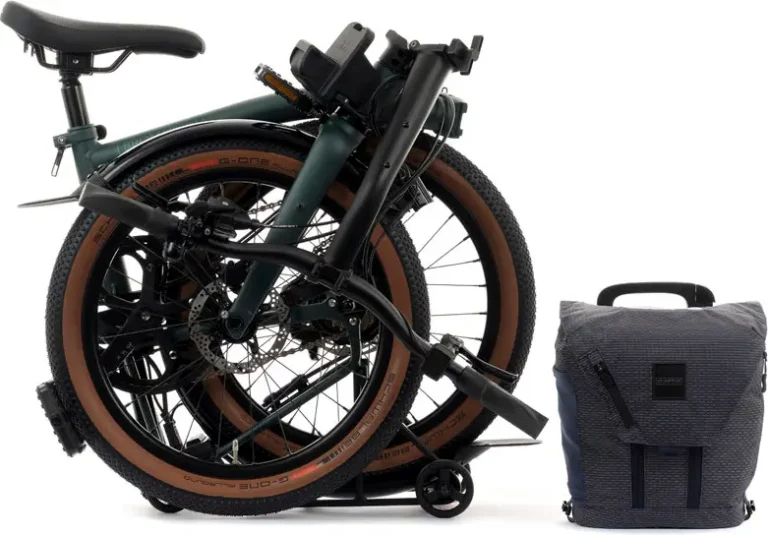 Brompton Electric G Line with SuperRoll+ and Handlebar Control – e-Motiq system 4-speed